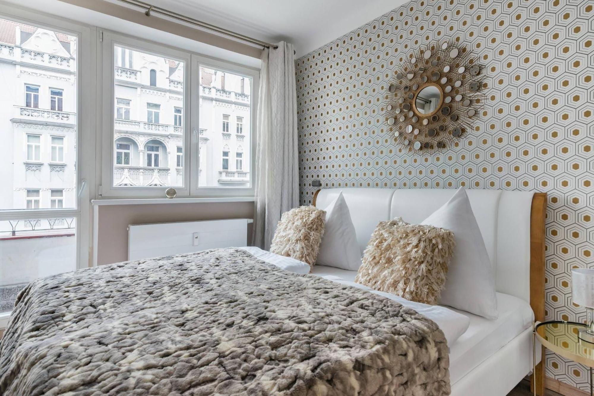 Pastel Art Deco 3Bdr Ruterra Apt Praga Zewnętrze zdjęcie