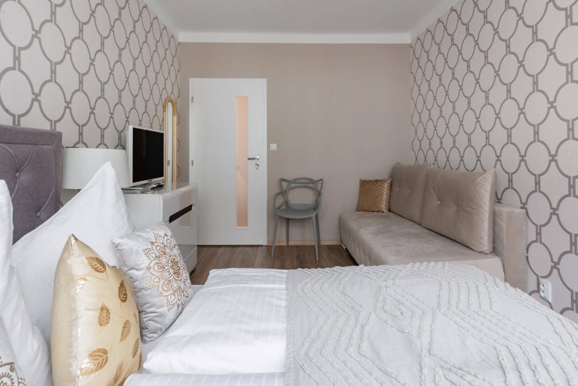 Pastel Art Deco 3Bdr Ruterra Apt Praga Zewnętrze zdjęcie
